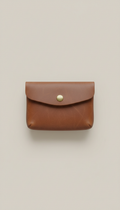 Aegean Brown Leather Coin Pouch