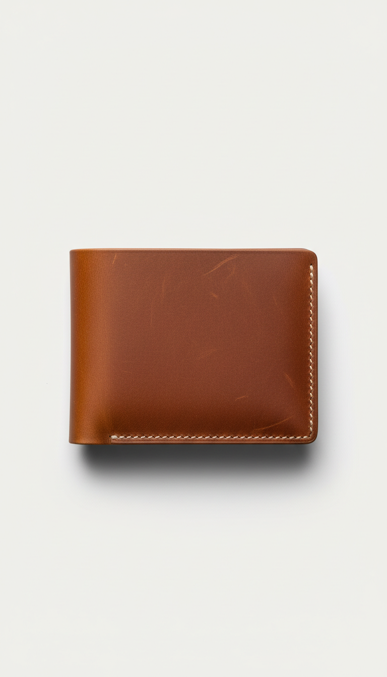 Full-Grain Leather Bifold Wallet