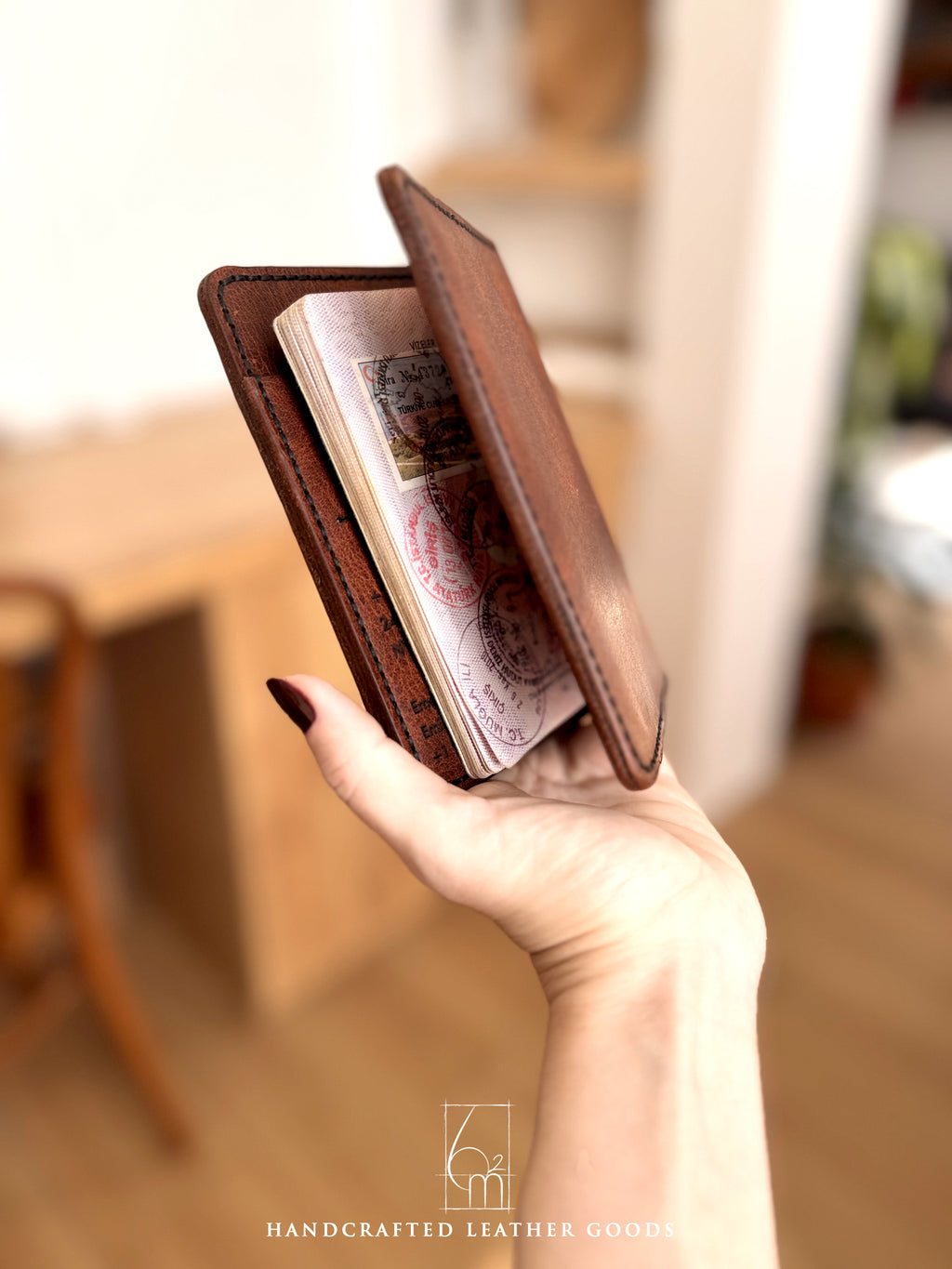 Leather Passport Wallet