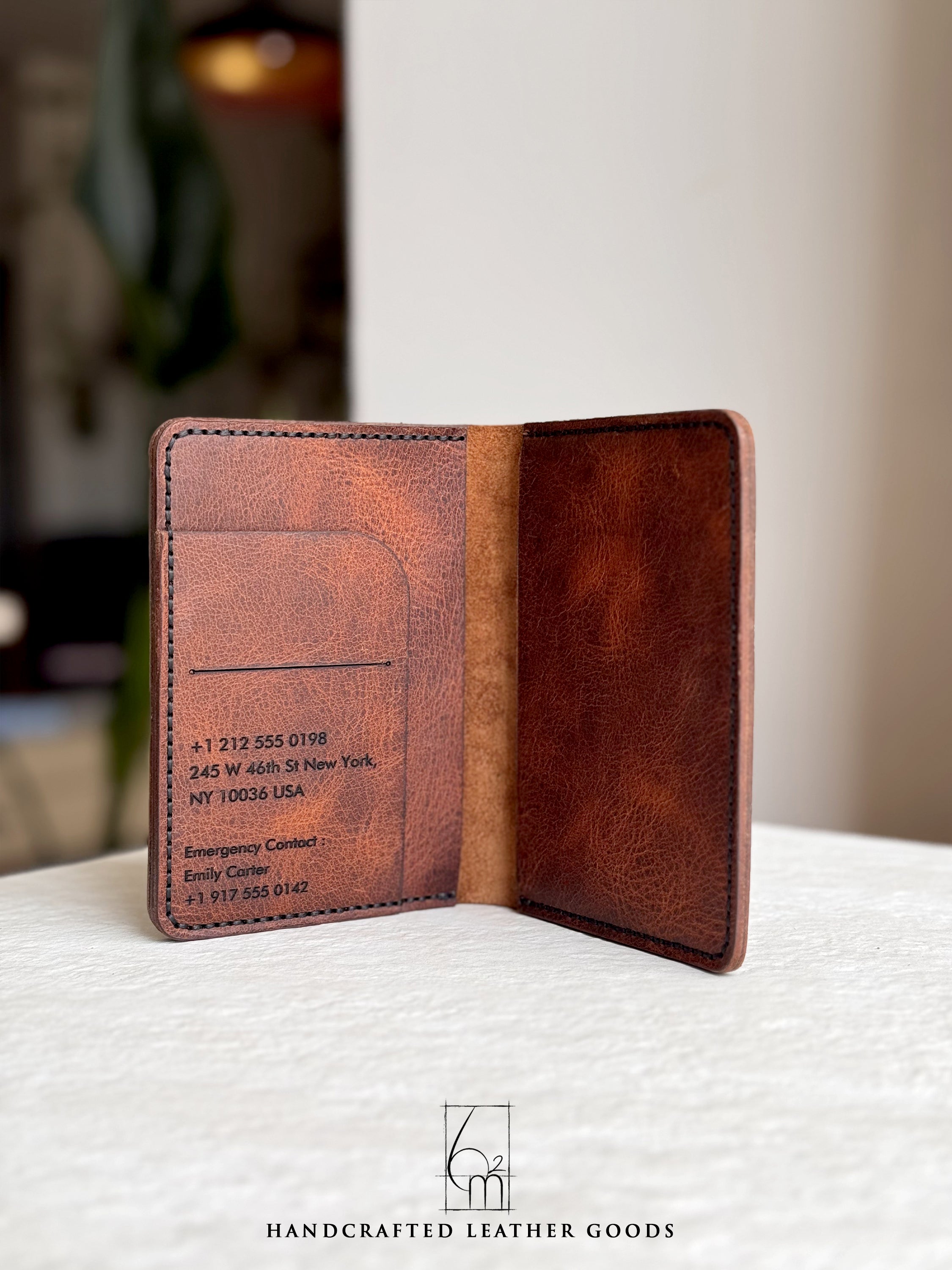 Leather Passport Wallet