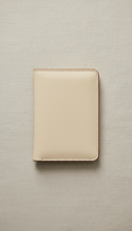 Passport Cover in Ivory Sand Leather