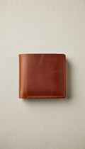 Wallet in Aegean Chestnut Leather